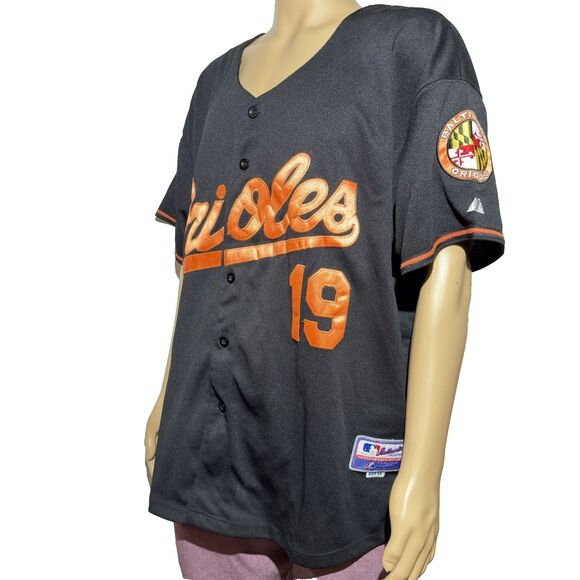 Majestic Authentic Baltimore Orioles Chris Davis #19 Jersey 56 Cool Base MLB EUC - Picture 2 of 10